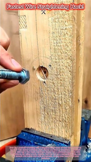 Fastest Wire Straightening Hack! 🛠️⚡