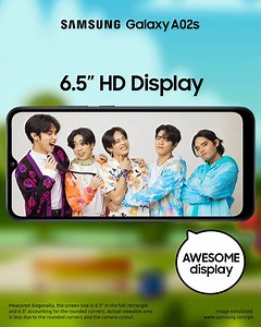See how less screen delivers more view with the 6.5-inch Infinity-V Display of the new #GalaxyA02s. Upgrade now for as low as ₱6,990 SRP. Learn more: spr.ly/GalaxyA02s-D1 | Samsung