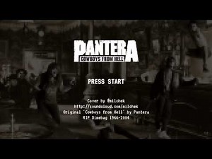 Pantera - Cowboys from Hell (16-bit Sega cover)