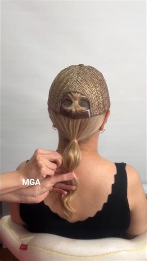 How to Style Hair with Cap + Clips | Easy Aesthetic Look