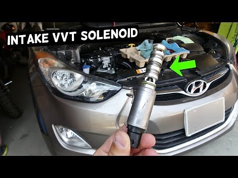 HOW TO REPLACE INTAKE VVT SOLENOID HYUNDAI ELANTRA VARIABLE VALVE TIMING
