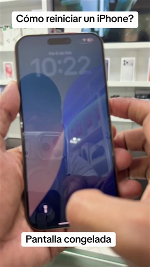 Cómo reiniciar un iPhone - PANTALLA CONGELADA O BLOQUEADA @apple