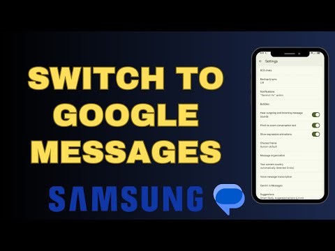 How to switch Google Messages on Samsung