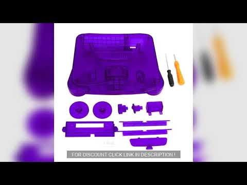 Transparent Orange Purple For N64 Retro Video Game Replacement Housing Big Sale 70%
