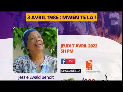 3 AVRIL 1986: MWEN TE LA! - Jessie Ewald Benoit