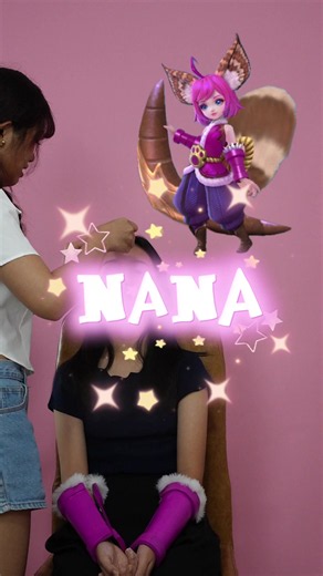 Transforming my sister into MLBB Nana💓🐱 | nana transition