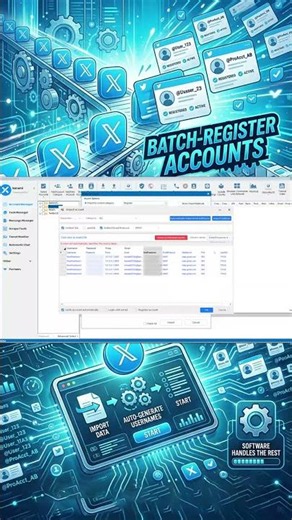 Bulk Create X Accounts in Minutes with TweetAttacksPro 8.0