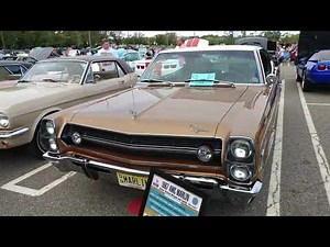 1967 SUNGOLD AMBER METALLIC + FROST WHITE AMC MARLIN NJ 'MARLIN'