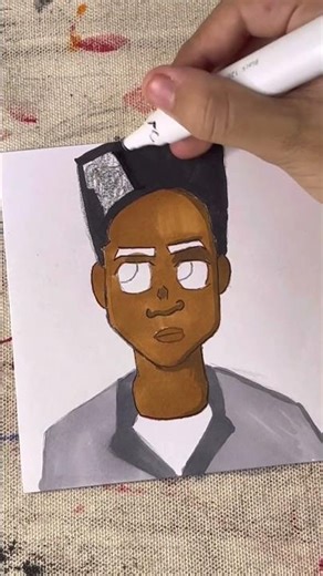 Drawing Lucas from Stranger Things #strangerthingsart #strangerthings5 #strangerthings