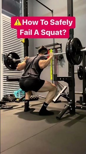 How to get out from a failed squat safely?