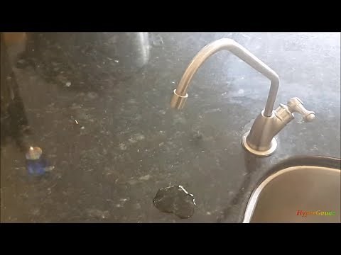 RO faucet drip leak repair DIY. How to completely disassemble and clean up