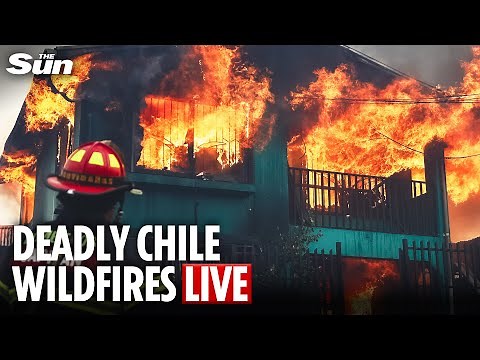 LIVE: Deadly Chile fires trigger state of catastrophe and mass evacuations