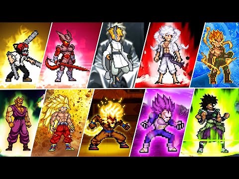 All Ultimate Attack in JUMP FORCE MUGEN Exagear 2022 (All New Characters)