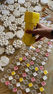 In the making of our Paint Your Own Set 🐘🌸🌼 . #satisfying #homedecor #artifexworkshop #interiordecorating #womenartists #custommade #shoplocal #decor #artwork #cement #imadethat #imadethis #handcrafted #gift #diy #reelsfeelit #kids #handmade #drawingoftheday #reelsvideo #flower #art #baby #reelsindia #cyprus #flowerstagram #artwork #dream #supportsmallbiz #mickeymouse | artifex.workshop