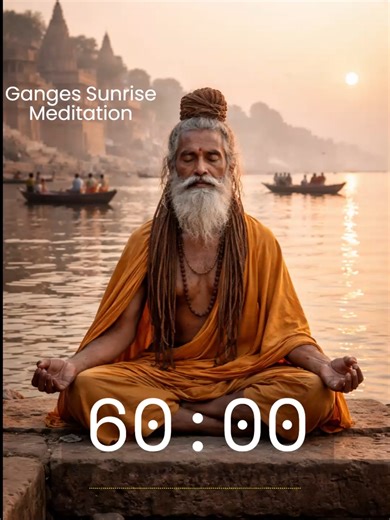 リラックス朝の瞑想60分放置動画