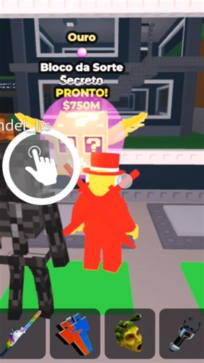 abrindo luck block secret