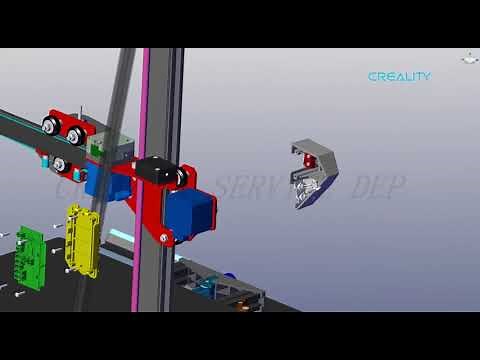 Service tutorial CR 10 smart replace the X axis belt