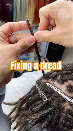 How to Fix a Broken Dreadlock #naturaldreadlocks #dreadlocks #dreads #dreadstyles #hairstyle
