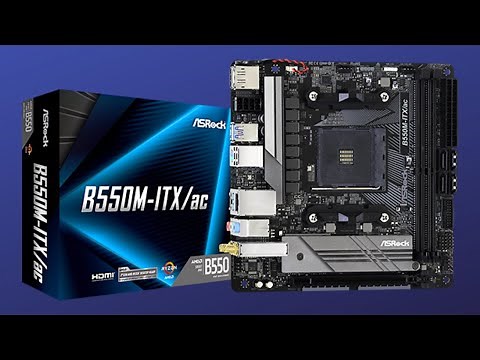 Asrock B550M ITX/AC AM4 Motherboard Overview