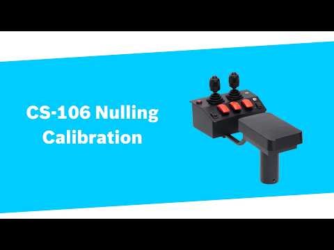 How to Calibrate a CS-106 Joystick | Valve Nulling & Trimming