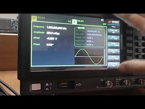 Keysight Waveform Generator and DSO Explanation for AM experiment.