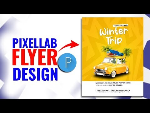 Pixellab Graphic Design Free Course | Lesson 3: How to design a simple event flyer