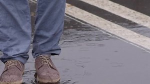 Man Jumps Puddle Slow Motion Stock Footage Video (100% Royalty-free) 25474979 | Shutterstock