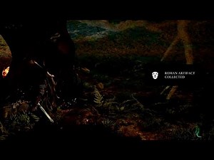 Roman Artifact mask near the St. Kenhelm’s Falls! Assassin’s Creed Valhalla!