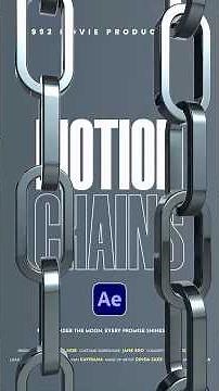 Create Ultra-Visual 3D Motion Graphic Chains in After Effects