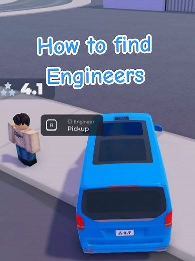 Where to Find Engineers in Taxi Boss Roblox