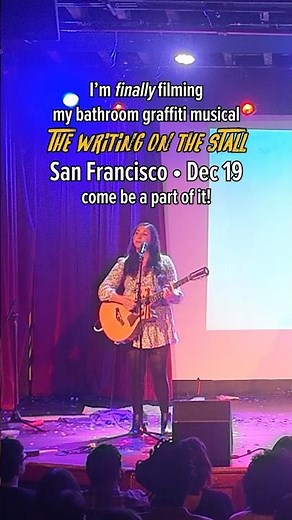 SPECIAL TAPING! 12/19! #sanfrancisco #musicalcomedy #bathroomgraffiti #funny #comedy #music #sf