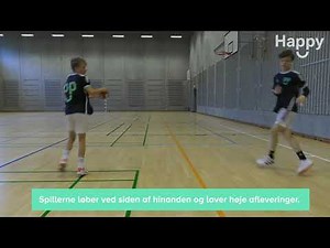 1C Forlæns og baglæns løb med rotation og høje afleveringer