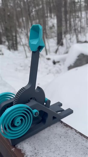 🎄 Winter Catapult - Snowball Fight • STL files ➡️ Download 3D print model: https://cults3d.com/:3807886 💡 Designed by MacshayCreation | Cults.