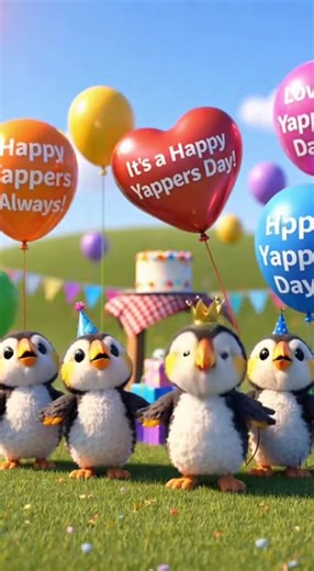 It’s Happy Yappers Day! Party feathers and games for everyone! www.lovehappyyappers.com #happyyapper #yipyapyo #yapitout