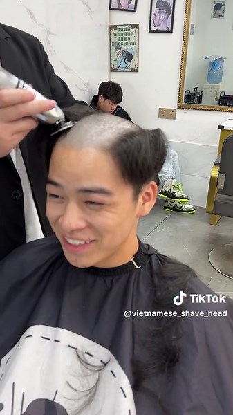 Cute Vietnamese Head Shaving Trends