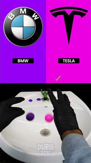 BMW vs Tesla | Epic Battle | Who wins the Hulk 2nd round? #games #balls #fun # play 😊😇😛🙈👀