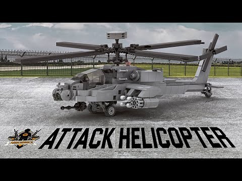 Attack Helicopter - military LEGO Armorbrick kit (REVIEW)
