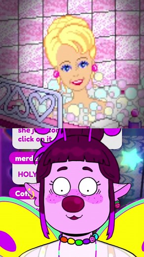 Bug & Chat find Barbies bathroom…..#90s #vtuber #romgames #barbie #bug