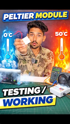Peltier Module Testing 🔥❄️