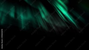 Aurora Borealis flaring in Green and Purple. Northern Lights Time Lapse Solar Wind. Dance of Celestial Lights. Northern Lights twirling with solar wind isolated on black background for compositing