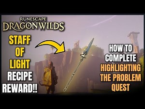 How to Complete Highlighting the Problem Quest for Staff of Light Recipe! #RuneScape #MMORPG