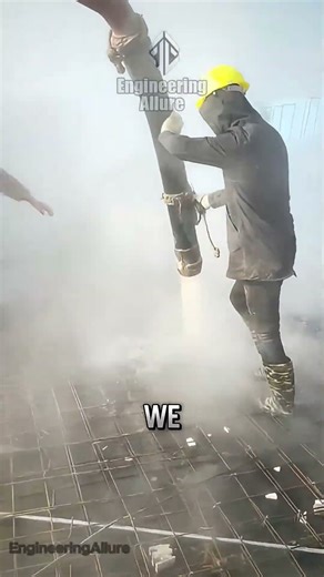 Why is ICE added to concrete?! 🧊 😮 #shorts