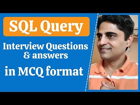 SQL Query Interview Questions & Answers in MCQ Format. Top SQL MCQs with Answer. Freshers MCQ Quiz
