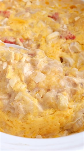 CROCKtober Day 9: King Ranch Chicken It's not your regular slow cooker recipe, but this layered, casserole-like dinner always gets gobbled up quick! To get the recipe, comment "recipe" below, or you can find it under the slow cooker section of our website. | Six Sisters' Stuff