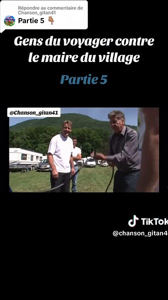 Réponse à @Chanson_gitan41 abonné toi si t’aime le contenue 💪🏽🦔❤️ #chanson_gitan41 #reportage #gitan #gitane #manouche #rom #voyageur #maire #du #vilage #négociation #camping