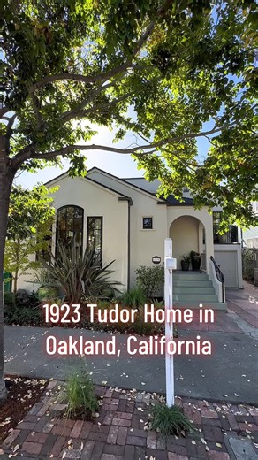 1923 Tudor home in the Rockridge neighborhood of Oakland, CA listed for $1,895,000 Listed by David Valdez of Vanguard Properties #hometour #oakland #berkeley #tudor #bayareatiktok