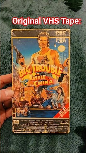 Big Trouble in Little China VHS Find CBS FOX Video!