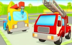 【儿童汽车卡通&2.20更新】孩子们玩工程车辆汽车游戏 Construction vehicles play car games for kids_哔哩哔哩_bilibili
