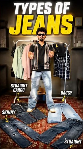 Skinny vs Baggy vs Straight vs Cargo jeans outfits fashion #baggyjeans #mensfashion