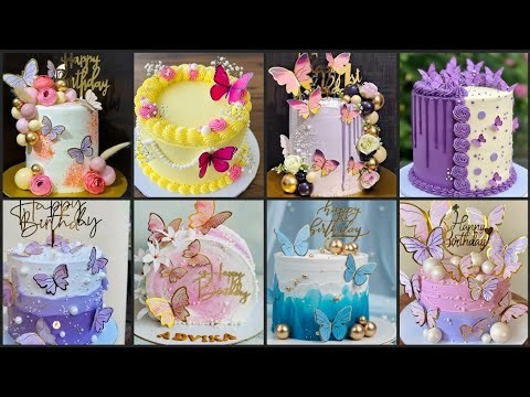 Beautiful Butterfly Theme Cake ideas | Simple Butterfly Cake Design | Birthday Cakes